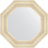 Зеркало Evoform Octagon 64х64 BY 7364 в багетной раме - Травленое серебро 99, купить, цена, заказать, магазин, доставка, скидка, промокод, купить, цена, заказать, магазин, доставка, скидка, промокод