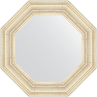 Зеркало Evoform Octagon 64х64 BY 7364 в багетной раме - Травленое серебро 99, купить, цена, заказать, магазин, доставка, скидка, промокод, купить, цена, заказать, магазин, доставка, скидка, промокод