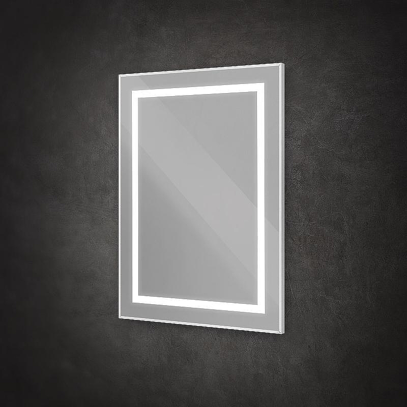 Зеркало BelBagno Kraft 60 SPC-KRAFT-600-800-SENS-AL с подсветкой Сатин с сенсорным выключателем, купить, цена, заказать, магазин, доставка, скидка, промокод, купить, цена, заказать, магазин, доставка, скидка, промокод