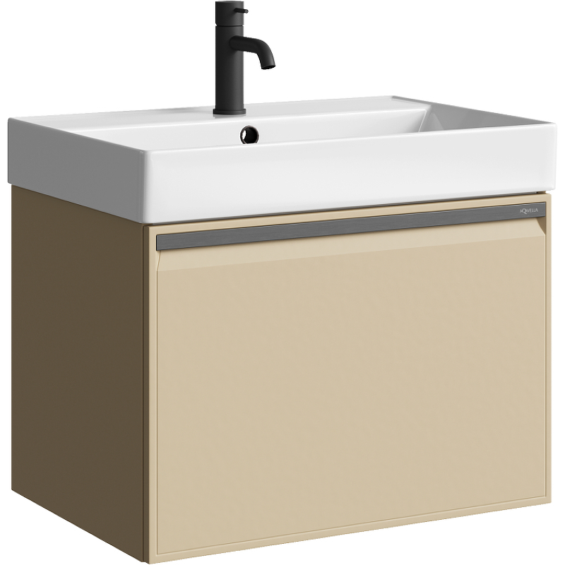 Тумба под раковину Aqwella Pure 65 PUR0165KS подвесная Капучино светлый, купить, цена, заказать, магазин, доставка, скидка, промокод, купить, цена, заказать, магазин, доставка, скидка, промокод