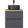 Тумба под раковину Jorno Wood 60 wood.01.60/P/GR подвесная Серая, купить, цена, заказать, магазин, доставка, скидка, промокод, купить, цена, заказать, магазин, доставка, скидка, промокод
