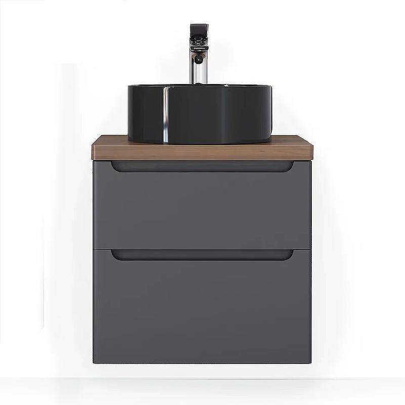 Тумба под раковину Jorno Wood 60 wood.01.60/P/GR подвесная Серая, купить, цена, заказать, магазин, доставка, скидка, промокод, купить, цена, заказать, магазин, доставка, скидка, промокод