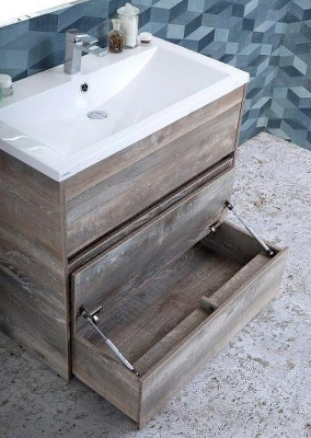 Тумба под раковину Art&Max Family-1000-3C-PIA-PE Бетон Экзотик