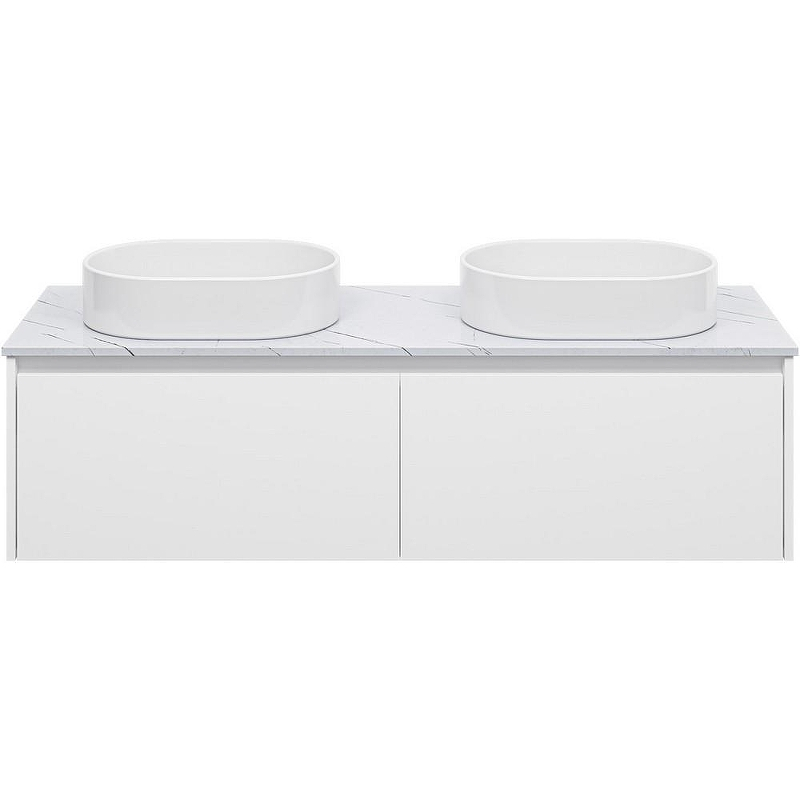 Тумба с раковиной Misty Виста 150 УТ000025083 подвесная Белая матовая Светлый мрамор, купить, цена, заказать, магазин, доставка, скидка, промокод, купить, цена, заказать, магазин, доставка, скидка, промокод