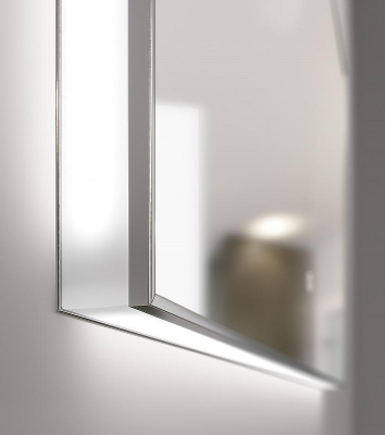 Зеркало SanVit Панорама 120 zpan120 с подсветкой с сенсорным выключателем