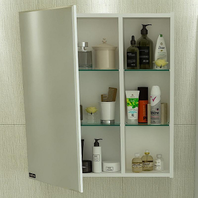 Зеркальный шкаф СанТа Дублин 70 123005 Белый