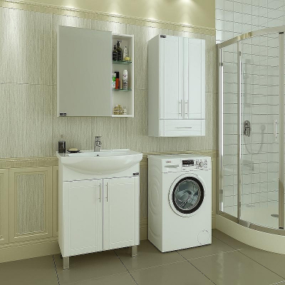 Зеркальный шкаф СанТа Дублин 70 123005 Белый