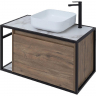 Тумба под раковину Aquanet Nova Lite Loft 90R 261659 подвесная Дуб рустикальный, купить, цена, заказать, магазин, доставка, скидка, промокод, купить, цена, заказать, магазин, доставка, скидка, промокод