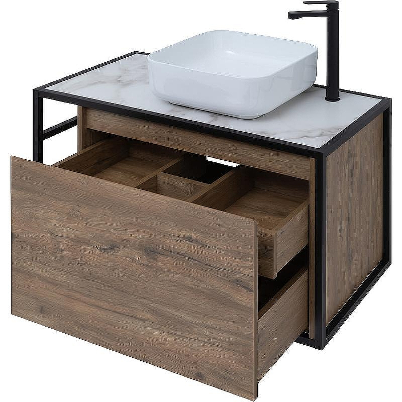 Тумба под раковину Aquanet Nova Lite Loft 90R 261659 подвесная Дуб рустикальный, купить, цена, заказать, магазин, доставка, скидка, промокод, купить, цена, заказать, магазин, доставка, скидка, промокод