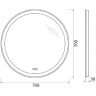 Зеркало BelBagno SPC-RNG-700-LED-TCH-WARM с подсветкой с подогревом с сенсорным выключателем, купить, цена, заказать, магазин, доставка, скидка, промокод, купить, цена, заказать, магазин, доставка, скидка, промокод
