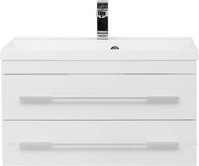 Тумба с раковиной Aquanet Нота 75 212796 подвесная Белая