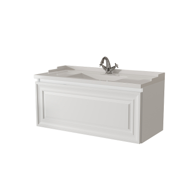 Тумба под раковину Caprigo Ponza 100 13514-B231 подвесная цвет Белый