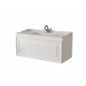 Тумба под раковину Caprigo Ponza 100 13514-B231 подвесная цвет Белый, купить, цена, заказать, магазин, доставка, скидка, промокод, купить, цена, заказать, магазин, доставка, скидка, промокод