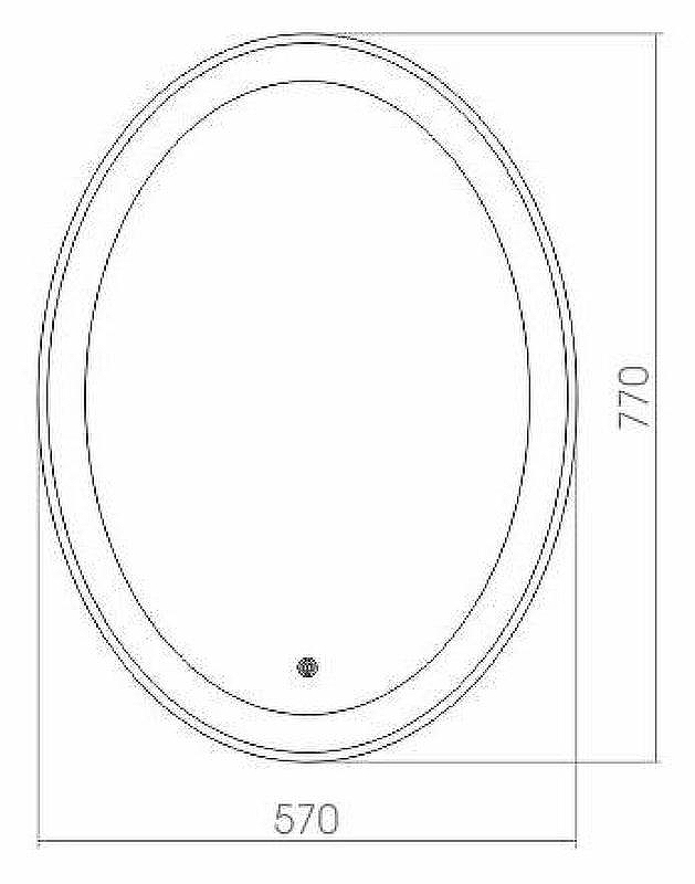 Зеркало Creto Venezia 57 11-570770V с подсветкой с сенсорным выключателем, купить, цена, заказать, магазин, доставка, скидка, промокод, купить, цена, заказать, магазин, доставка, скидка, промокод