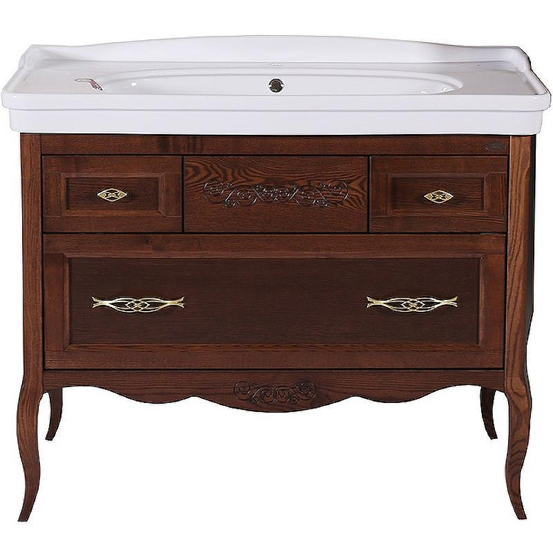 Тумба под раковину ASB-Woodline Модерн 105 11246 Антикварный орех, купить, цена, заказать, магазин, доставка, скидка, промокод, купить, цена, заказать, магазин, доставка, скидка, промокод