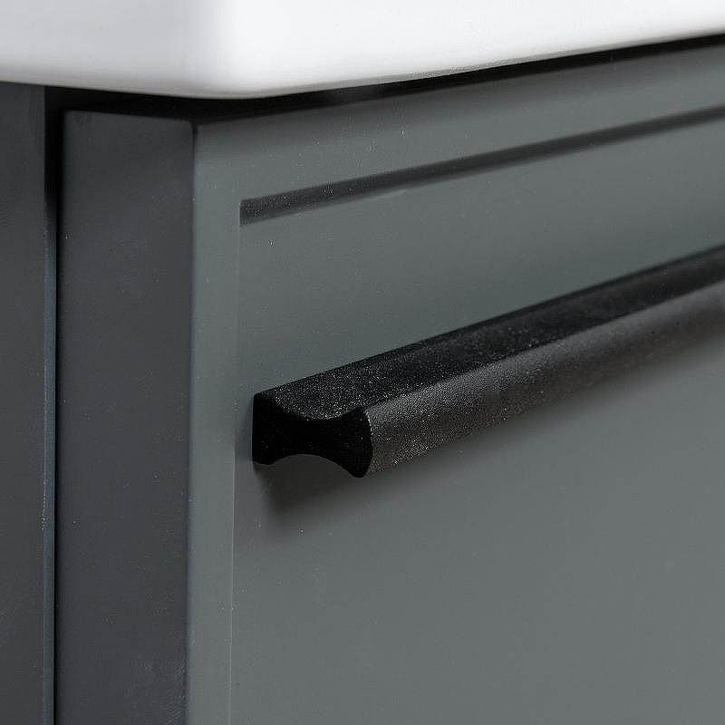 Тумба под раковину La Fenice Elba 100 FNC-01-ELB-G-100-2 подвесная Серая матовая, купить, цена, заказать, магазин, доставка, скидка, промокод, купить, цена, заказать, магазин, доставка, скидка, промокод