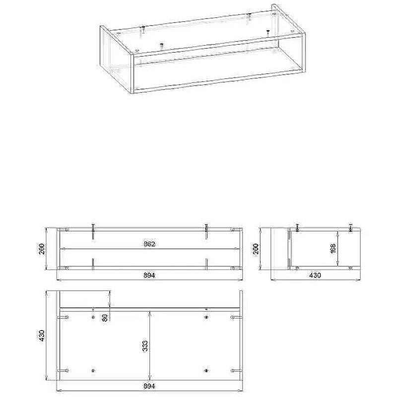 Ниша для тумбы Бриклаер Кристалл 90 4627125415913 Дуб Бунратти, купить, цена, заказать, магазин, доставка, скидка, промокод, купить, цена, заказать, магазин, доставка, скидка, промокод