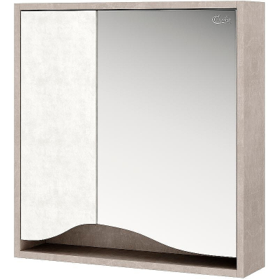 Зеркальный шкаф Onika Брендон 60.00 206084 Камень светлый Бетон крем