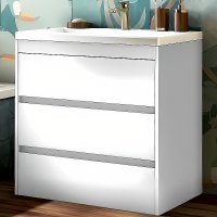 Тумба под раковину Art&Max FAMILY-750-3C-PIA-BL Белый глянец, купить, цена, заказать, магазин, доставка, скидка, промокод, купить, цена, заказать, магазин, доставка, скидка, промокод