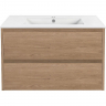 Тумба под раковину Vincea Gio 80 VMC-2G800NO подвесная N.Oak, купить, цена, заказать, магазин, доставка, скидка, промокод, купить, цена, заказать, магазин, доставка, скидка, промокод
