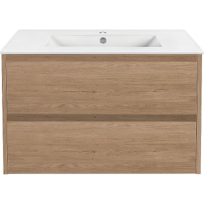 Тумба под раковину Vincea Gio 80 VMC-2G800NO подвесная N.Oak