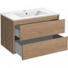 Тумба под раковину Vincea Gio 80 VMC-2G800NO подвесная N.Oak, купить, цена, заказать, магазин, доставка, скидка, промокод, купить, цена, заказать, магазин, доставка, скидка, промокод