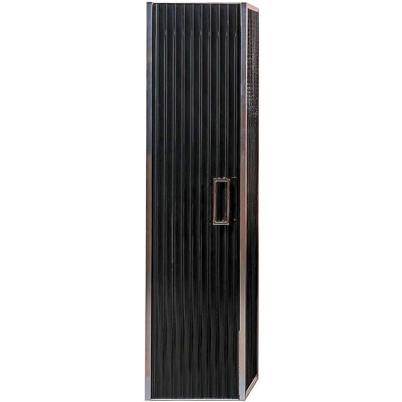 Шкаф пенал Boheme Armadi Art Monaco 35 868-BCR подвесной Черный глянец Хром, купить, цена, заказать, магазин, доставка, скидка, промокод, купить, цена, заказать, магазин, доставка, скидка, промокод