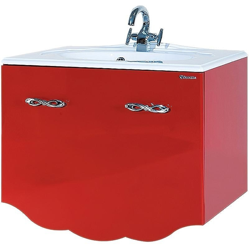 Тумба под раковину Bellezza Версаль 90 4631115130038 подвесная Красная, купить, цена, заказать, магазин, доставка, скидка, промокод, купить, цена, заказать, магазин, доставка, скидка, промокод