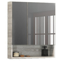 Зеркальный шкаф Comforty Никосия 60 00004138878 Дуб белый, купить, цена, заказать, магазин, доставка, скидка, промокод, купить, цена, заказать, магазин, доставка, скидка, промокод