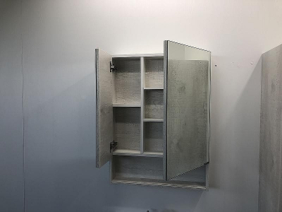 Зеркальный шкаф Comforty Никосия 60 00004138878 Дуб белый