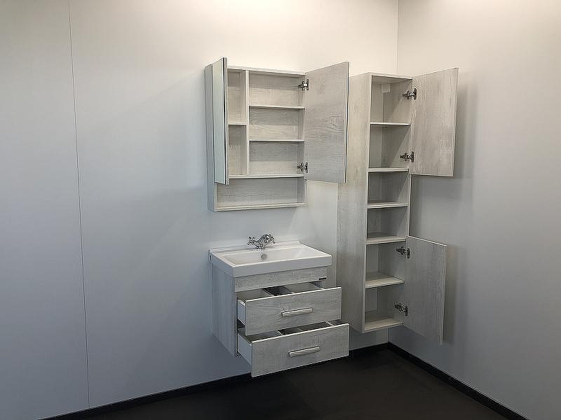 Зеркальный шкаф Comforty Никосия 60 00004138878 Дуб белый, купить, цена, заказать, магазин, доставка, скидка, промокод, купить, цена, заказать, магазин, доставка, скидка, промокод