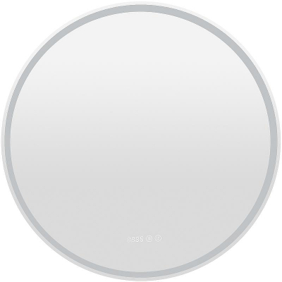 Зеркало Aquanet Оптима 80 304264 с подсветкой с сенсорным выключателем, часами и подогревом