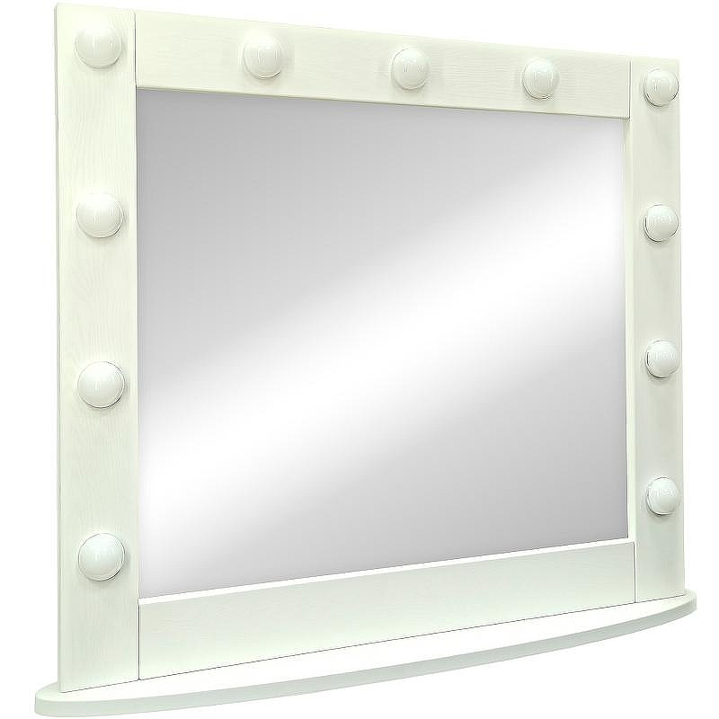 Зеркало Континент 800х700 ЗГП44 гримерное с подсветкой Белое с механическим выключателем, купить, цена, заказать, магазин, доставка, скидка, промокод, купить, цена, заказать, магазин, доставка, скидка, промокод