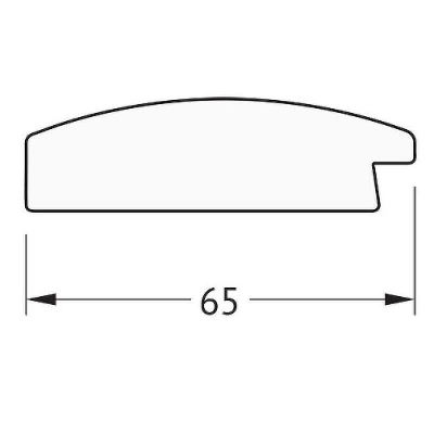 Зеркало Evoform Exclusive 112х52 BY 1147 с фацетом в багетной раме - Орех 65