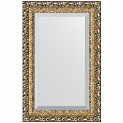 Зеркало Evoform Exclusive 85х55 BY 1240 с фацетом в багетной раме - Виньетка бронзовая 85