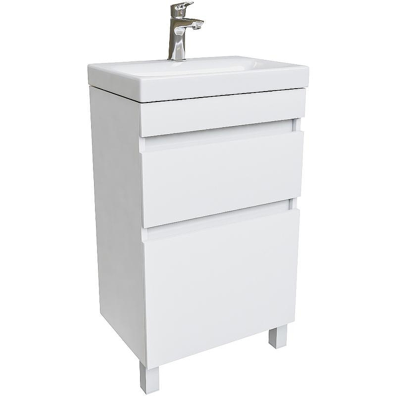 Тумба с раковиной Iddis Zodiac 50 ZOD5CBFi95K Белая, купить, цена, заказать, магазин, доставка, скидка, промокод, купить, цена, заказать, магазин, доставка, скидка, промокод