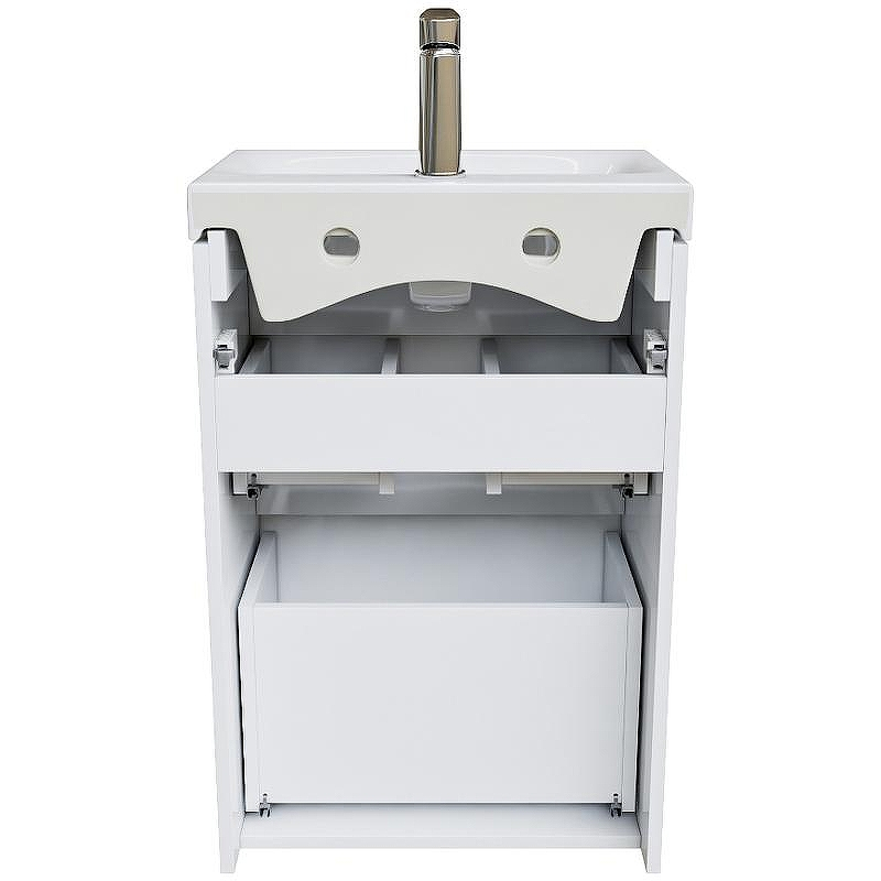 Тумба с раковиной Iddis Zodiac 50 ZOD5CBFi95K Белая, купить, цена, заказать, магазин, доставка, скидка, промокод, купить, цена, заказать, магазин, доставка, скидка, промокод