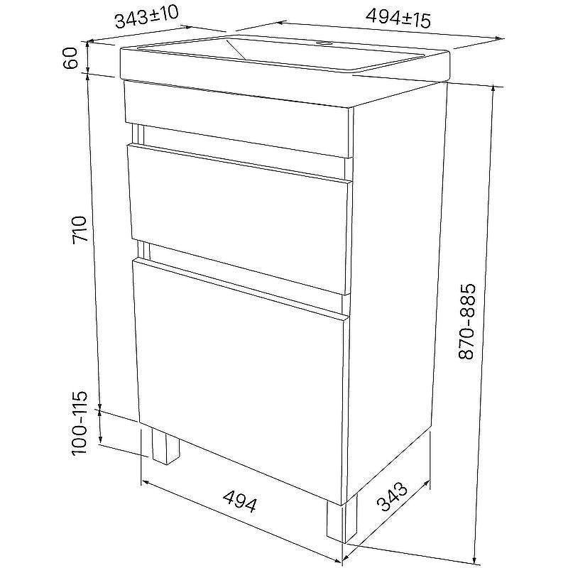 Тумба с раковиной Iddis Zodiac 50 ZOD5CBFi95K Белая, купить, цена, заказать, магазин, доставка, скидка, промокод, купить, цена, заказать, магазин, доставка, скидка, промокод