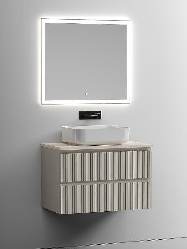 Тумба под раковину Sancos Snob T 80 SNT80CE подвесная Beige Soft, купить, цена, заказать, магазин, доставка, скидка, промокод, купить, цена, заказать, магазин, доставка, скидка, промокод