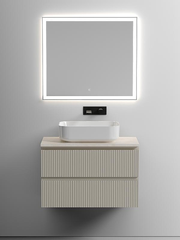 Тумба под раковину Sancos Snob T 80 SNT80CE подвесная Beige Soft, купить, цена, заказать, магазин, доставка, скидка, промокод, купить, цена, заказать, магазин, доставка, скидка, промокод