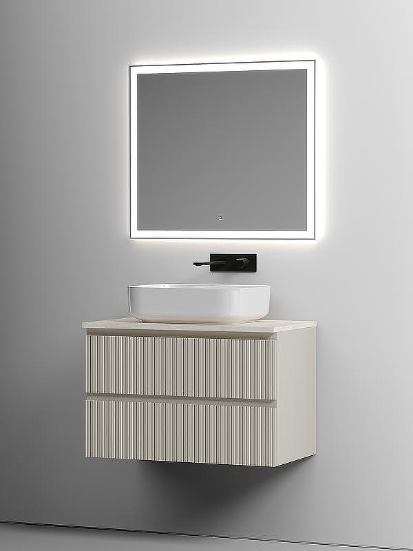 Тумба под раковину Sancos Snob T 80 SNT80CE подвесная Beige Soft, купить, цена, заказать, магазин, доставка, скидка, промокод, купить, цена, заказать, магазин, доставка, скидка, промокод