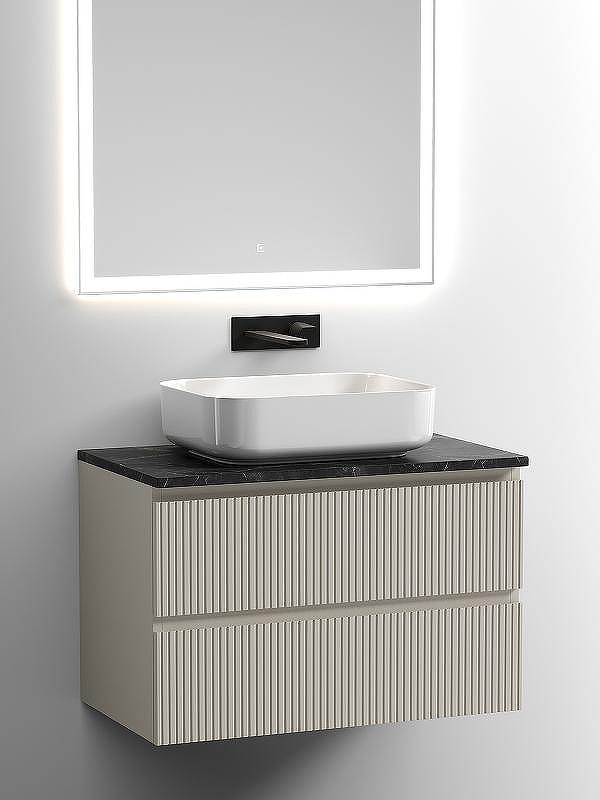 Тумба под раковину Sancos Snob T 80 SNT80CE подвесная Beige Soft, купить, цена, заказать, магазин, доставка, скидка, промокод, купить, цена, заказать, магазин, доставка, скидка, промокод