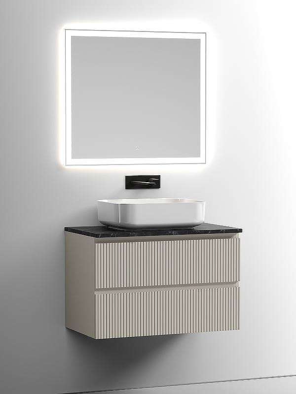 Тумба под раковину Sancos Snob T 80 SNT80CE подвесная Beige Soft, купить, цена, заказать, магазин, доставка, скидка, промокод, купить, цена, заказать, магазин, доставка, скидка, промокод