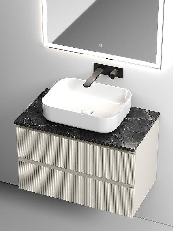 Тумба под раковину Sancos Snob T 80 SNT80CE подвесная Beige Soft, купить, цена, заказать, магазин, доставка, скидка, промокод, купить, цена, заказать, магазин, доставка, скидка, промокод