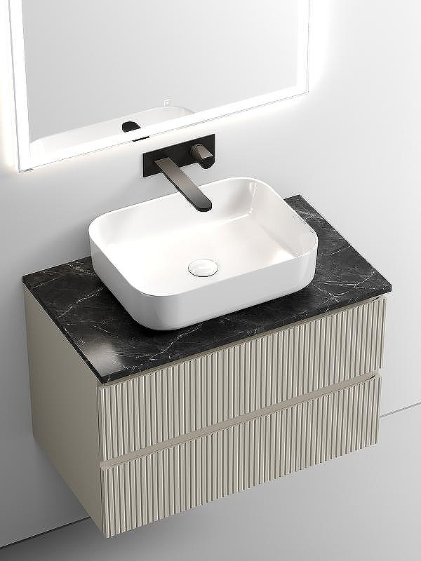 Тумба под раковину Sancos Snob T 80 SNT80CE подвесная Beige Soft, купить, цена, заказать, магазин, доставка, скидка, промокод, купить, цена, заказать, магазин, доставка, скидка, промокод