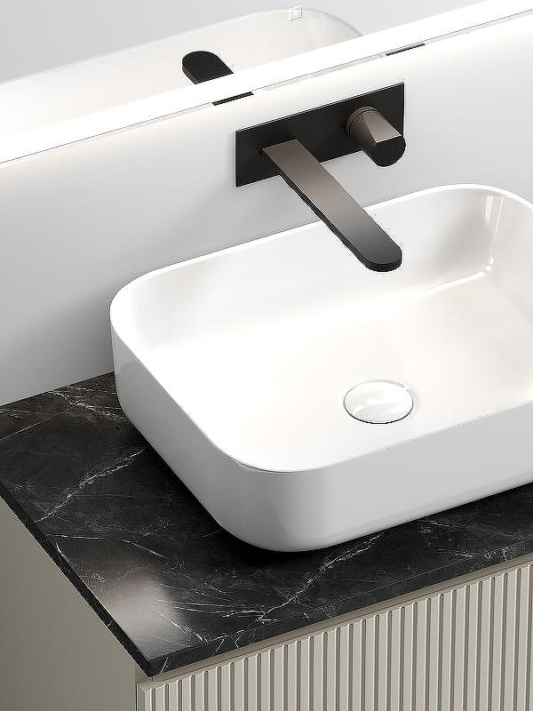 Тумба под раковину Sancos Snob T 80 SNT80CE подвесная Beige Soft, купить, цена, заказать, магазин, доставка, скидка, промокод, купить, цена, заказать, магазин, доставка, скидка, промокод