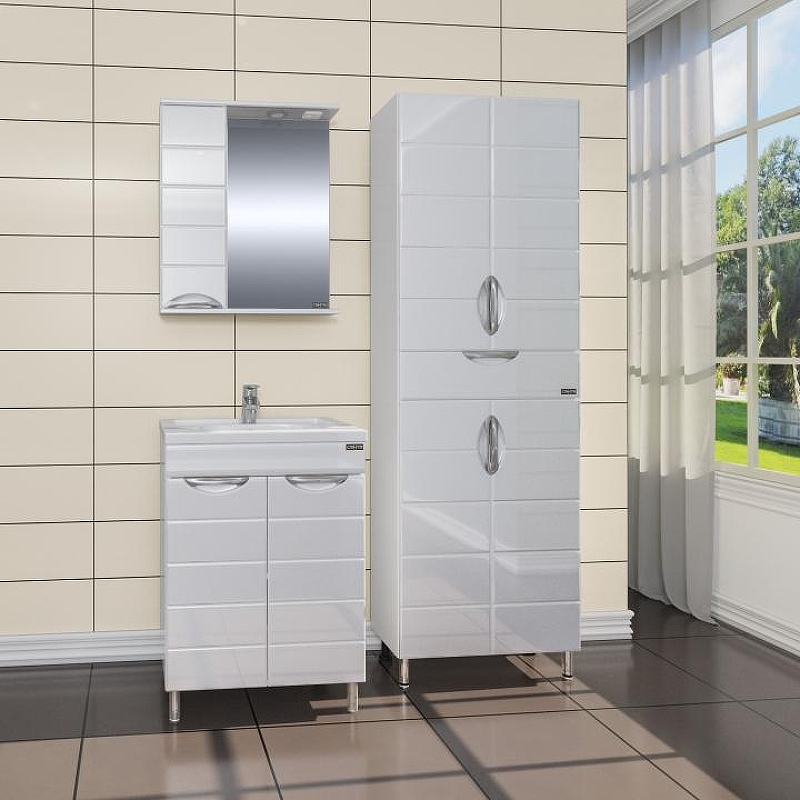 Шкаф пенал СанТа Родос 60 Белый, купить, цена, заказать, магазин, доставка, скидка, промокод, купить, цена, заказать, магазин, доставка, скидка, промокод