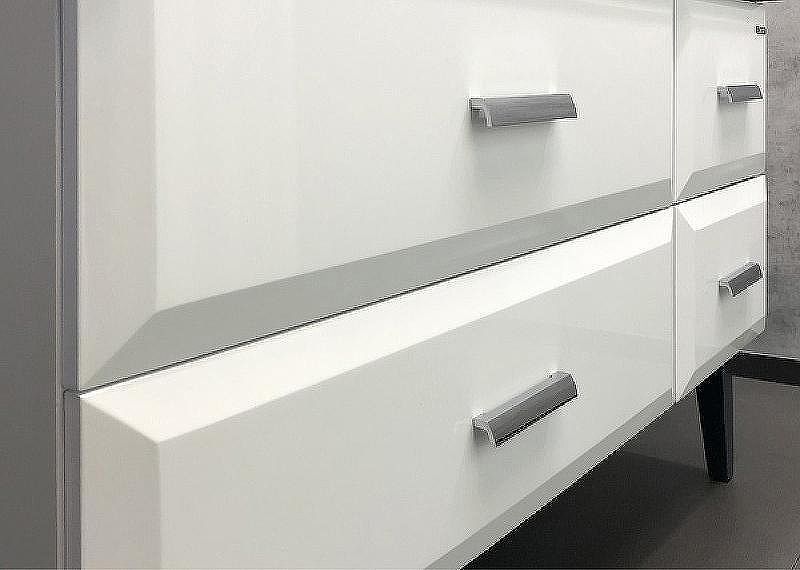 Тумба с раковиной Comforty Империя 120 00-00013788 Белая глянцевая Графит, купить, цена, заказать, магазин, доставка, скидка, промокод, купить, цена, заказать, магазин, доставка, скидка, промокод