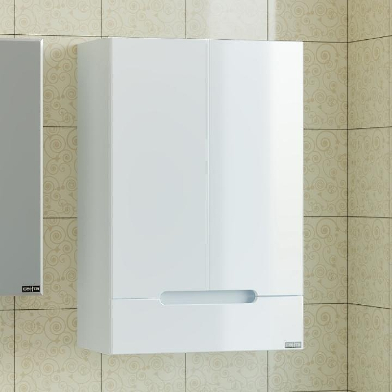 Подвесной шкаф СанТа Лондон 60 1 ящик Белый, купить, цена, заказать, магазин, доставка, скидка, промокод, купить, цена, заказать, магазин, доставка, скидка, промокод