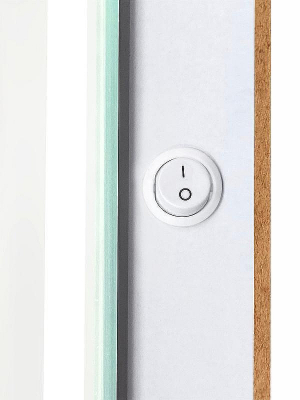 Зеркало Континент Торрес Люкс 700х500 ЗЛП1532 с подсветкой с механический выключателем